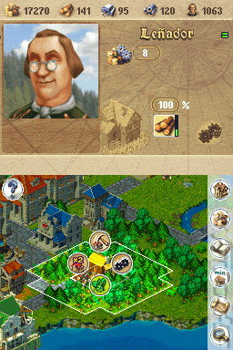 Anno 1701: Dawn of Discovery - DS/DSi Screen