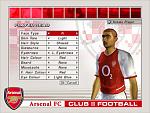 Arsenal Club Football - Xbox Screen