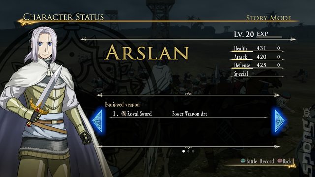 Arslan: The Warriors of Legend - PS4 Screen