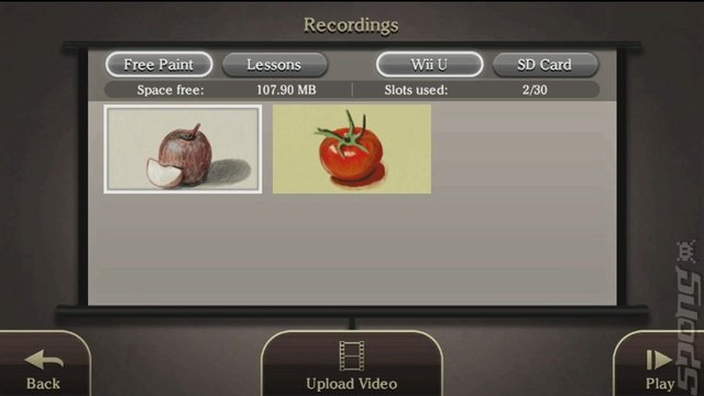 Art Academy: Atelier - Wii U Screen