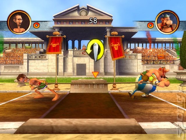 Asterix at the Olympic Games - Wii Screen