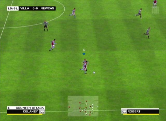 Aston Villa Club Football 2005 - Xbox Screen