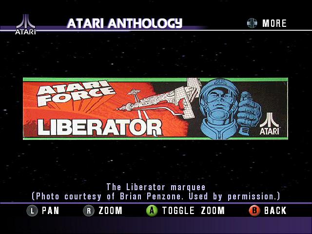 Atari Anthology - Xbox Screen