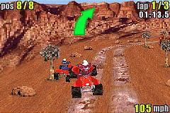 ATV Quad Power Racing - GBA Screen