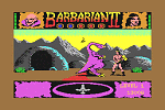 Barbarian II - C64 Screen