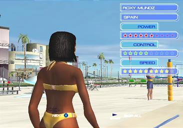 Summer Heat Beach Volleyball - PS2 Screen