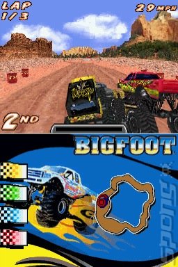 Big Foot: Collision Course - DS/DSi Screen