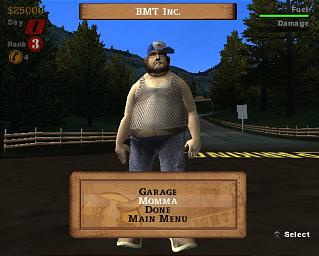 Big Mutha Truckers - PS2 Screen