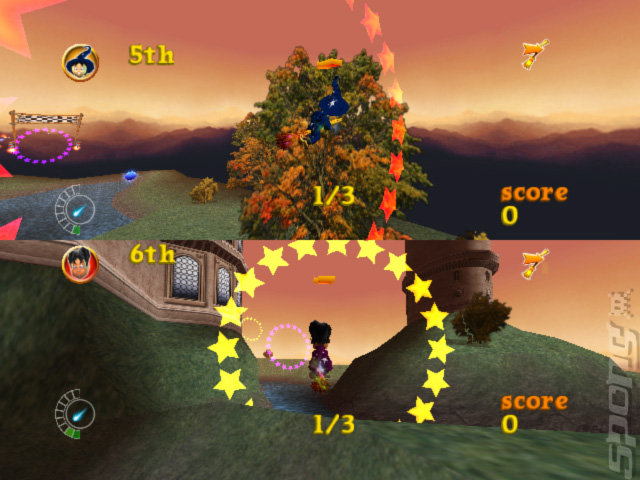 Billy the Wizard: Rocket Broomstick Racing - Wii Screen