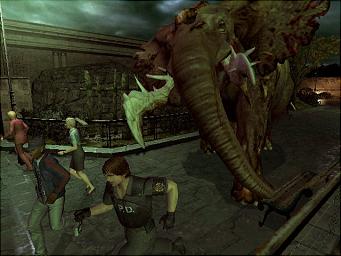 Resident Evil Outbreak File #2 - PS2 Screen