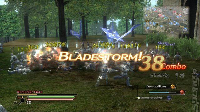 Bladestorm: The Hundred Years War - Xbox 360 Screen