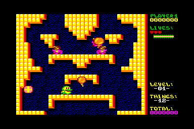 Blobber - C64 Screen