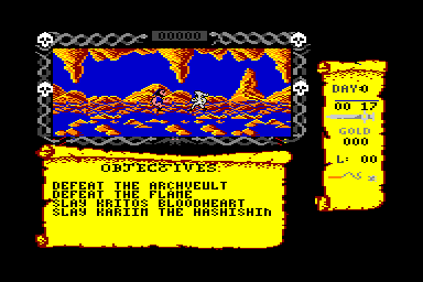 Blood Valley - C64 Screen