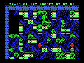 Boulder Dash - Colecovision Screen