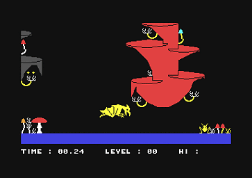 Booga-Boo (The Flea) - C64 Screen