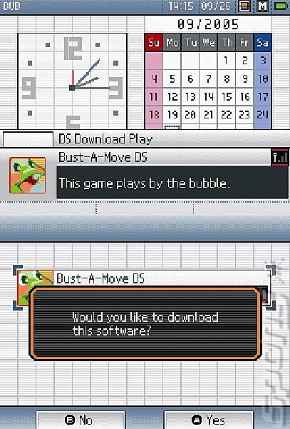 Bust-a-Move DS - DS/DSi Screen