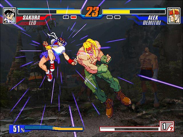 Capcom Fighting Jam - Xbox Screen