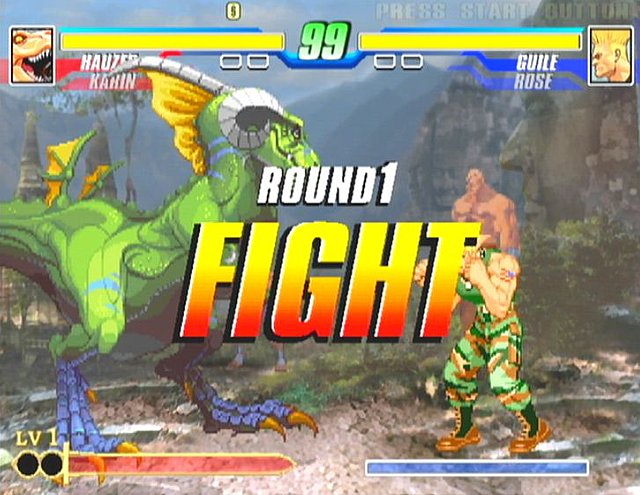 Capcom Fighting Jam - Xbox Screen