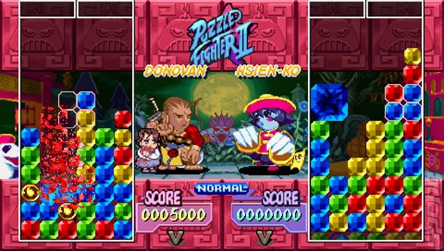 Capcom Puzzle World - PSP Screen