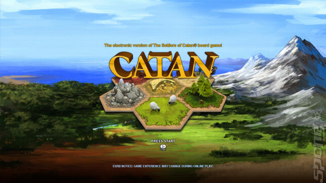 Catan - Xbox 360 Screen