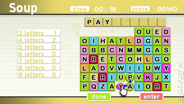 Challenge Me: Word Puzzles - Wii Screen