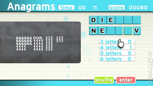 Challenge Me: Word Puzzles - Wii Screen