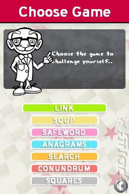 Challenge Me: Word Puzzles - DS/DSi Screen