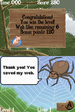 Charlotte's Web - DS/DSi Screen