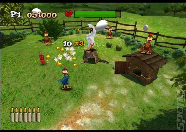 Chicken Riot - Wii Screen