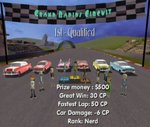 Chrysler Classic Racing - Wii Screen