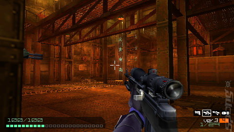 Coded Arms Contagion - PSP Screen