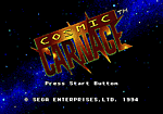Cosmic Carnage - Sega 32-X Screen