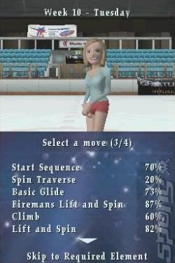 Dancing On Ice - DS/DSi Screen