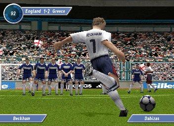 David Beckham Soccer - PlayStation Screen