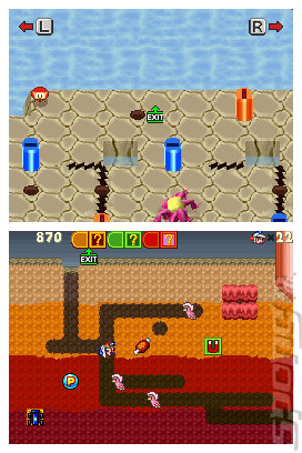 Dig Dug Digging Strike - DS/DSi Screen