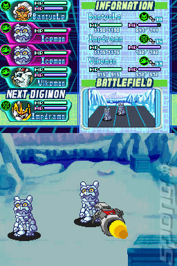 Digimon World DS - DS/DSi Screen