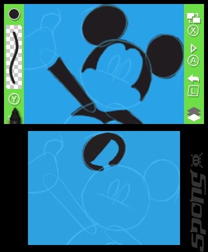 Disney Art Academy - 3DS/2DS Screen