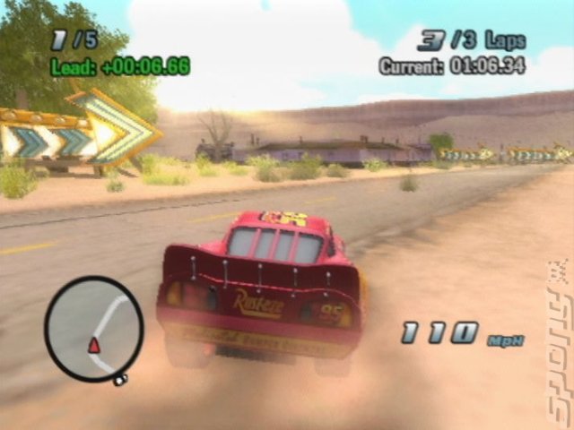 Disney Presents a PIXAR film: Cars - PS2 Screen