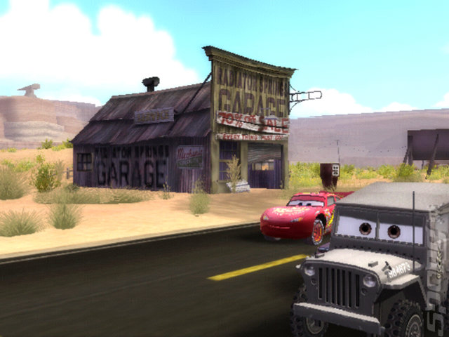 Disney Presents a PIXAR film: Cars - PS2 Screen