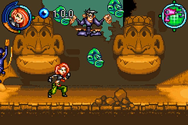 Disney's Kim Possible 3: Team Possible - GBA Screen