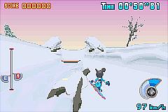 Disney Sports Snowboarding - GBA Screen