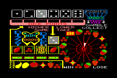 Dizzy Dice - C64 Screen