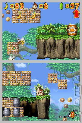 Donkey Kong Jungle Climber - DS/DSi Screen