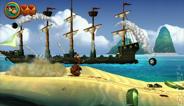Donkey Kong Country Returns - Wii Screen