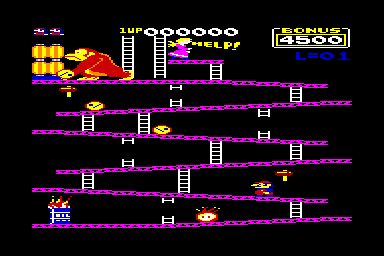 Donkey Kong - C64 Screen