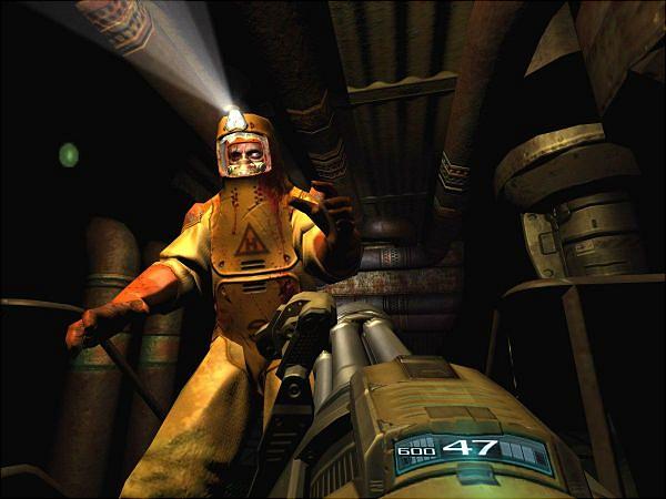 Doom III: Resurrection of Evil - PC Screen