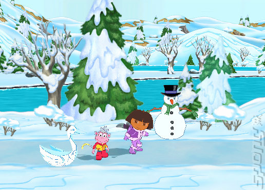 Dora Saves the Snow Princess - Wii Screen