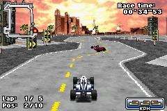 Downforce - GBA Screen