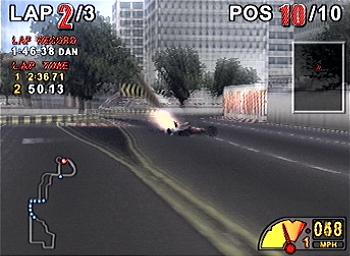 Downforce - PS2 Screen