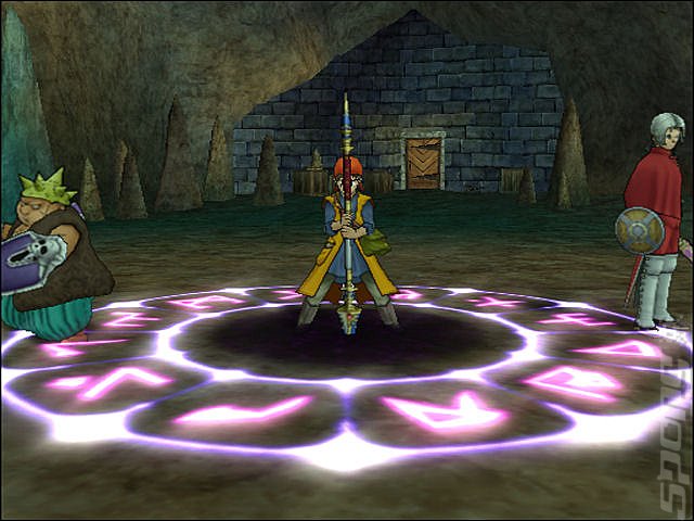 Dragon Quest: The Journey of the Cursed King - PS2 Screen